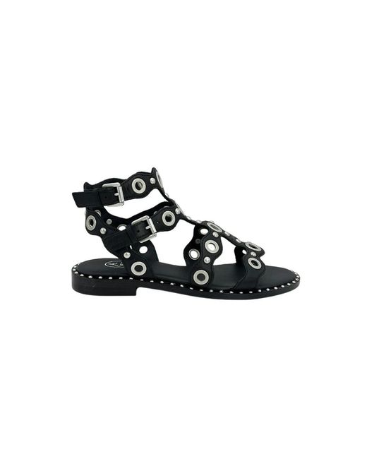 Flat Sandals di Ash in Black
