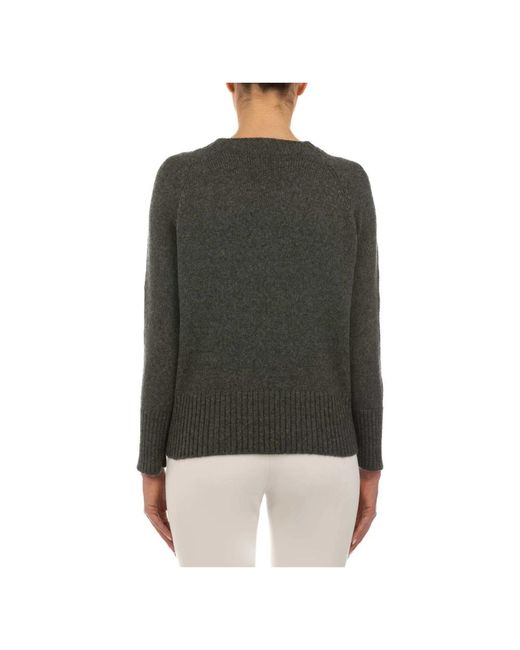 Round-Neck Knitwear di Le Tricot Perugia in Green