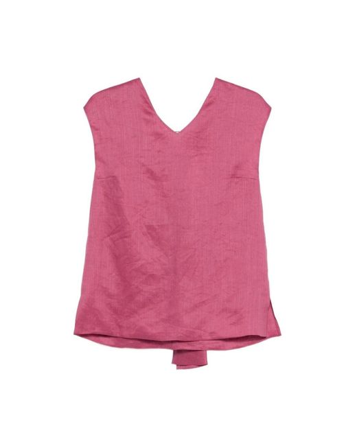 Max Mara Overhemden ,Rood ,Blouses in het Pink