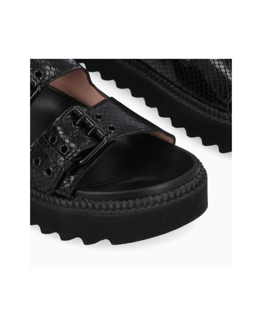 Shoes > flip flops & sliders > sliders Free Lance en coloris Black