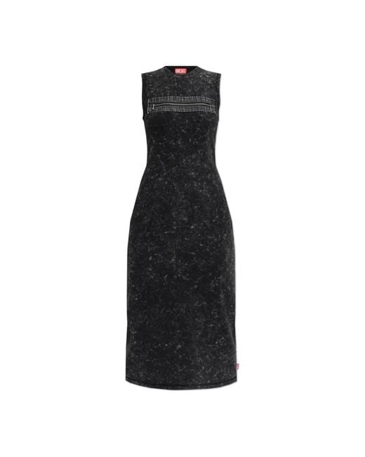 Midi Dresses di DIESEL in Black