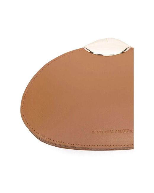 Clutches Benedetta Bruzziches de color Brown