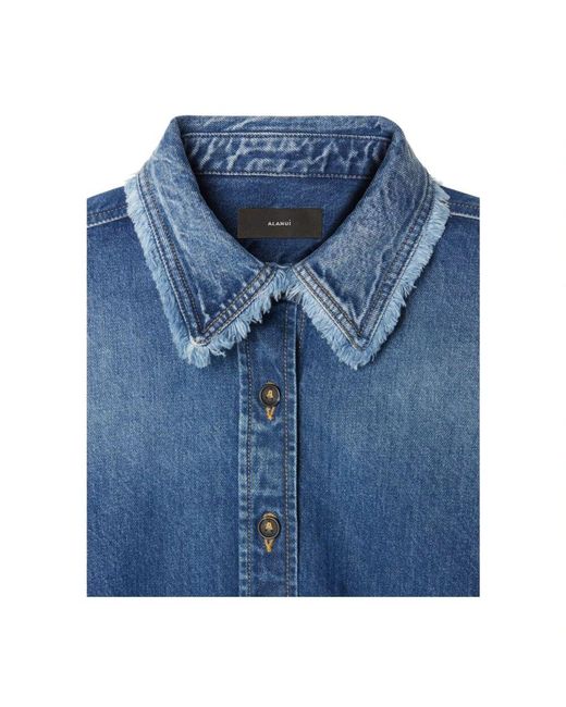 Denim Shirts Alanui de color Blue