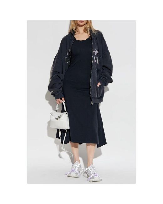 Balenciaga Blue Kapuzenpullover