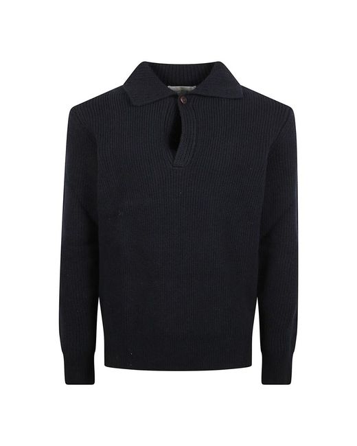 Ballantyne Blue Round-Neck Knitwear for men
