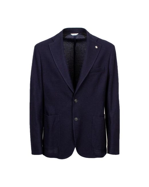Manuel Ritz Blue Blazers for men