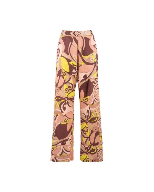 Nenette Orange Wide Trousers