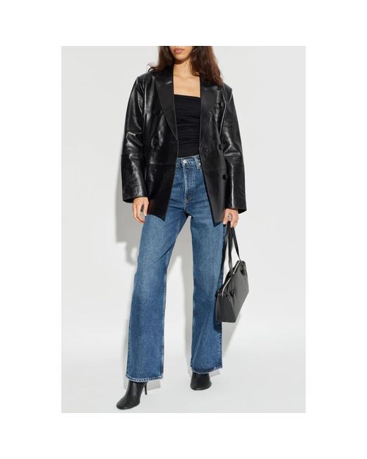 Agolde Jeans ,Blauw ,Katoen Arc Jeans in het Blue