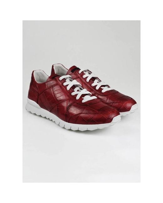 Kiton Red Sneakers for men