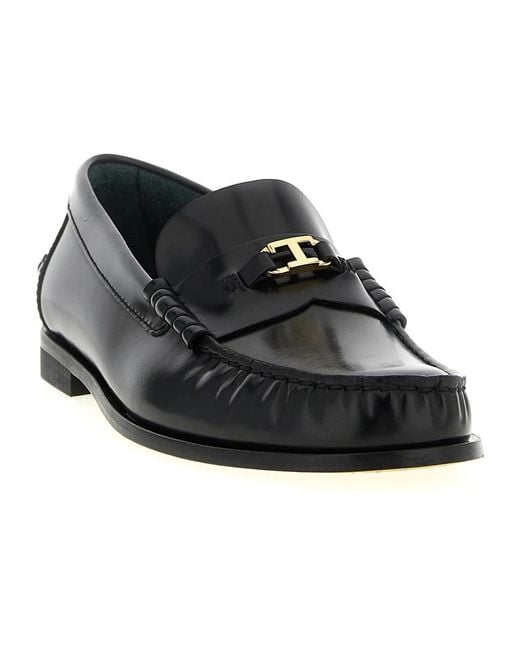 Tod's Black Loafers