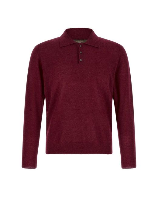 Zanone Red Polo Shirts for men