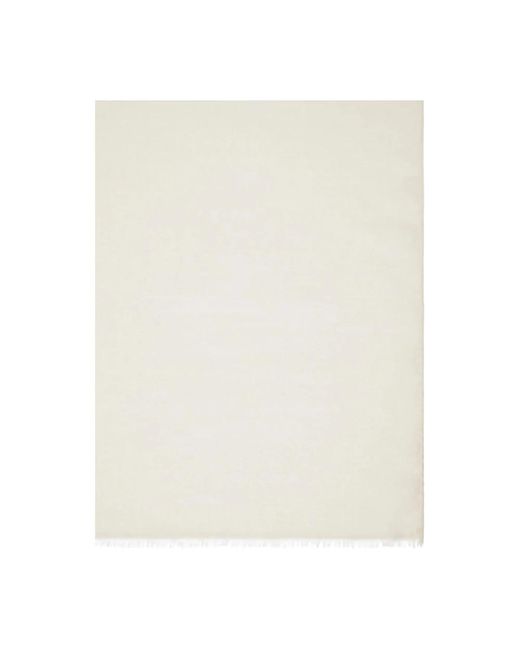Max Mara White Scarves