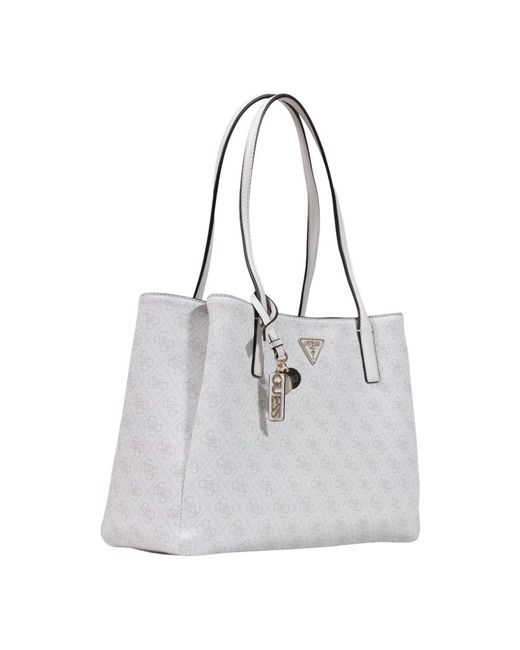 Guess White Shoulder Bags