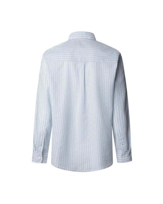 Pepe Jeans Blue Formal Shirts for men