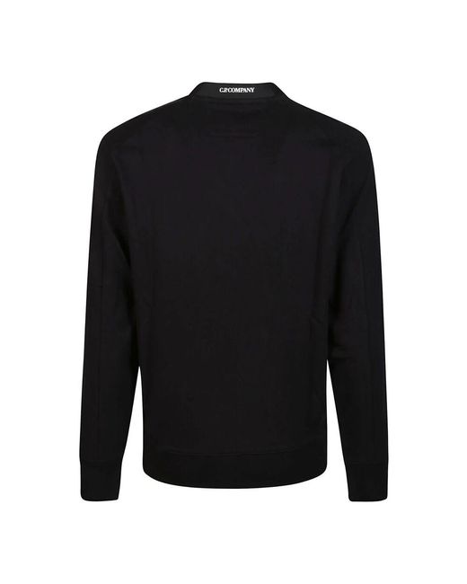 C P Company Schwarzer diagonal erhöhter sweatshirt in Black für Herren