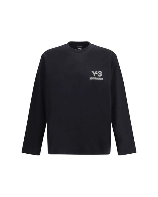 Long Sleeve Tops Y-3 de hombre de color Blue