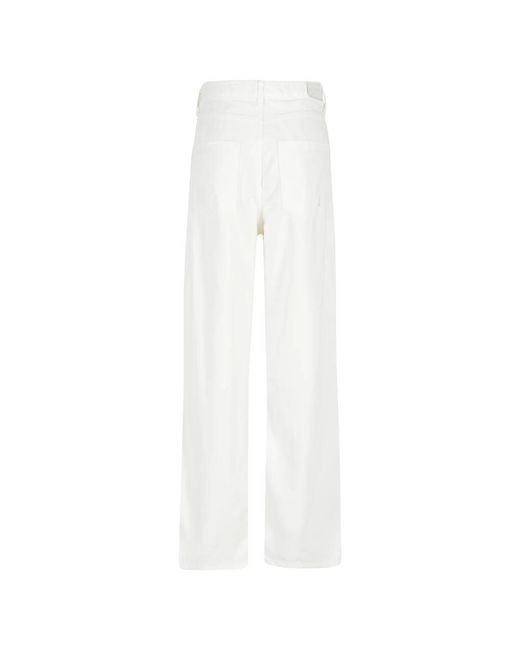ICON DENIM White Straight Jeans