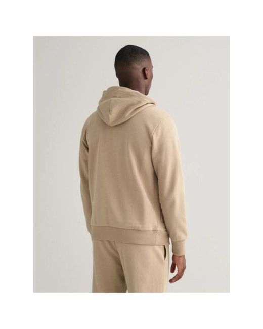 Gant Zip-Throughs in het Natural voor heren