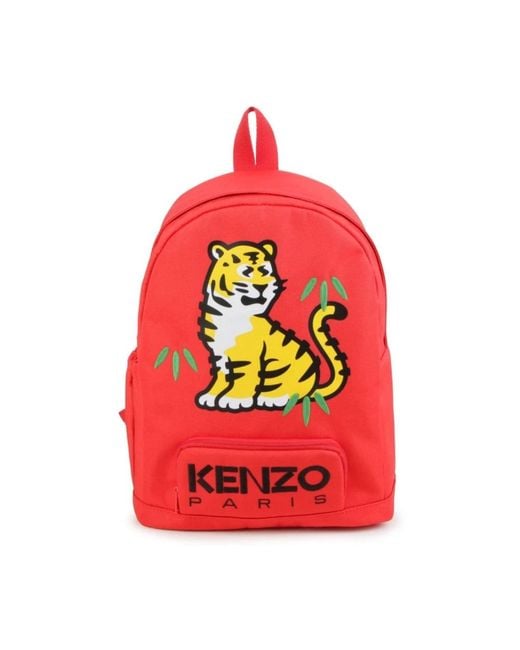 KENZO Red Backpacks