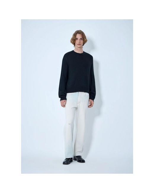 Our Legacy Blue Round-Neck Knitwear for men