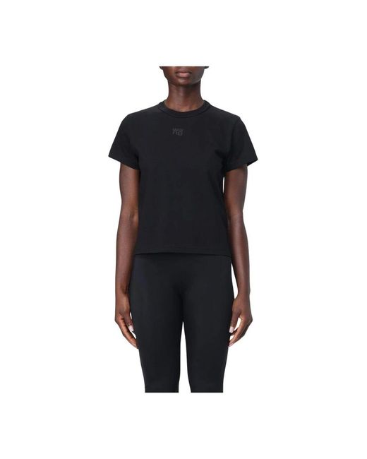 T By Alexander Wang Black T-Shirts