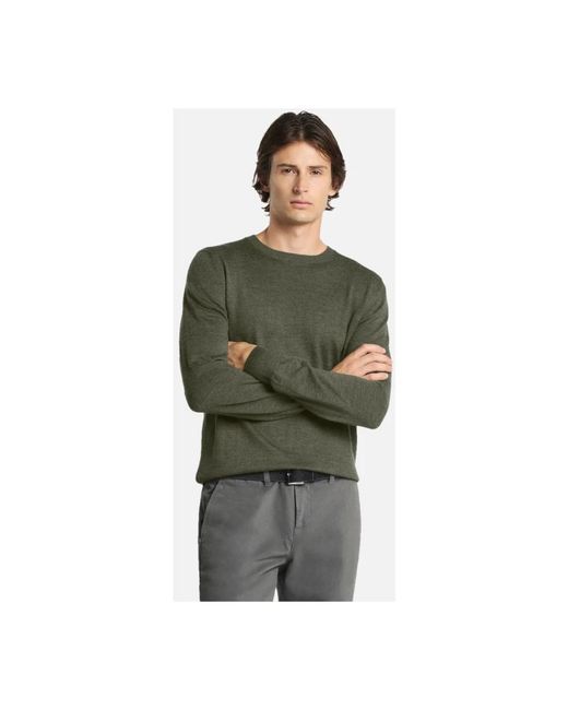 Fay Maglia Pull Girocollo in het Green voor heren