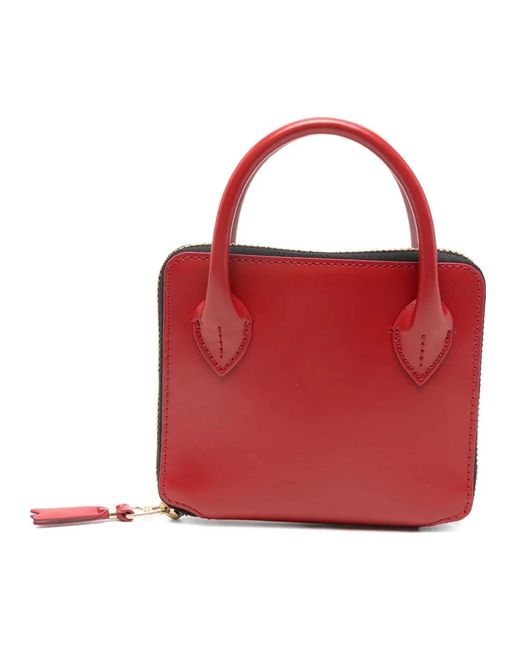 Comme des Garçons Red Zip-Around Geldbörse
