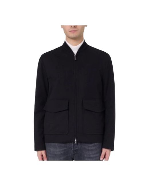 Paolo Pecora Black Light Jackets for men