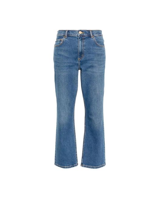 Tory Burch Blue Cropped Jeans