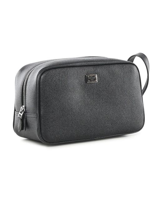 Dolce & Gabbana Black Toilet Bags for men