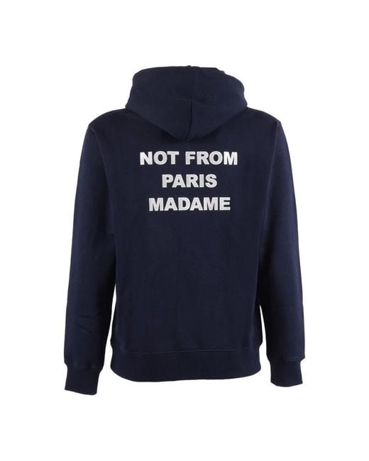 Drole de Monsieur Blue Hoodies for men