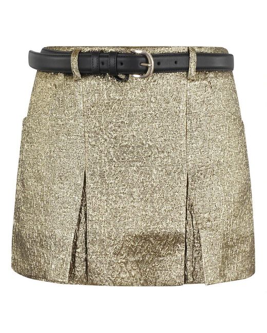Short Skirts Self-Portrait en coloris Yellow