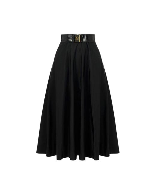 Elisabetta Franchi Midi Skirts in het Black