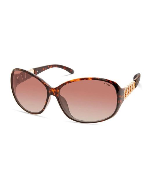 Occhiali da sole in resina marrone con lente di categoria 3 di Guess in Brown