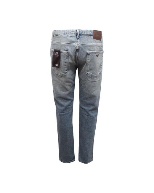 Armani Slim Fit Denim Hose in Blue für Herren