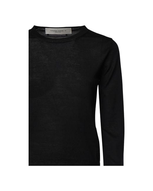Golden Goose Deluxe Brand Black Round-Neck Knitwear