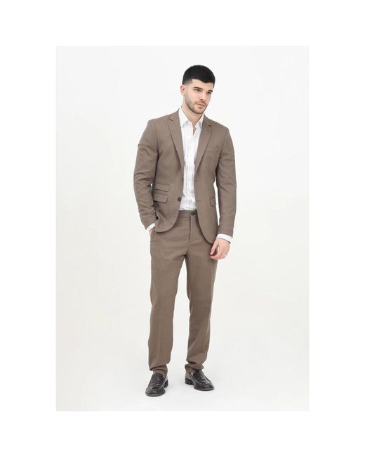 SELECTED Broeken ,Bruin ,Chinos in het Brown voor heren