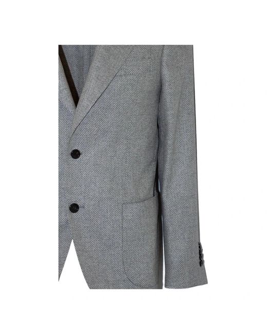Lardini Blue Blazers for men