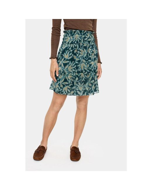 Saint Tropez Herfst Bloemen Rok Pine Model in het Green