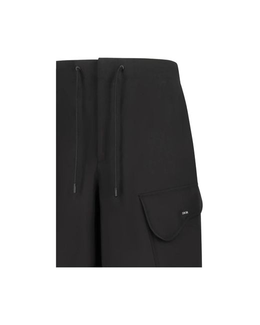 Dior Black Straight Trousers for men