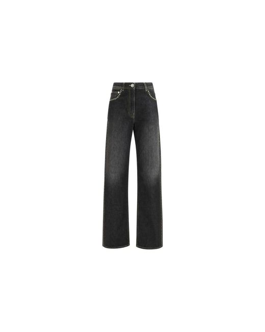 Versace Black Wide Jeans