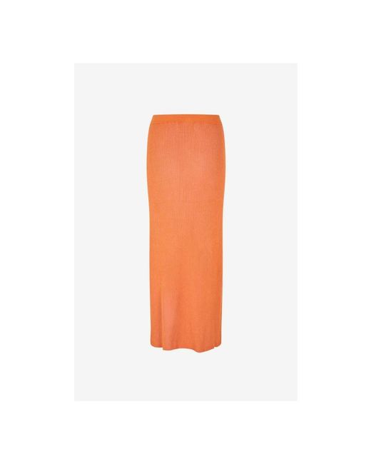 Samsøe & Samsøe Orange Midi Dresses