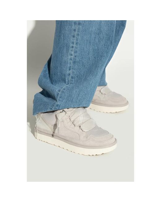 Ugg Schoenen ,Grijs ,Suède Lowmel Sneaker in het Gray
