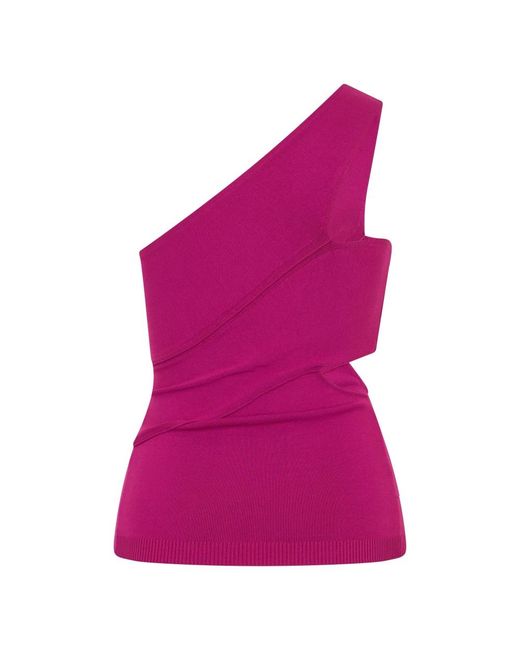 Alberta Ferretti Purple Sleeveless Tops
