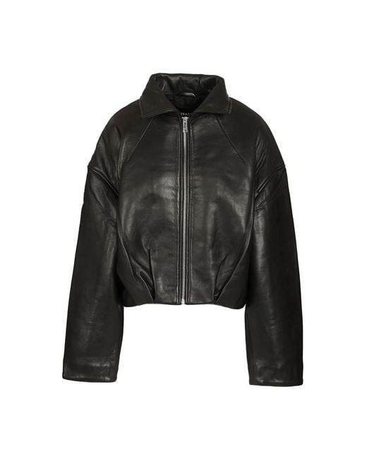 ROTATE BIRGER CHRISTENSEN Black Leather Jackets