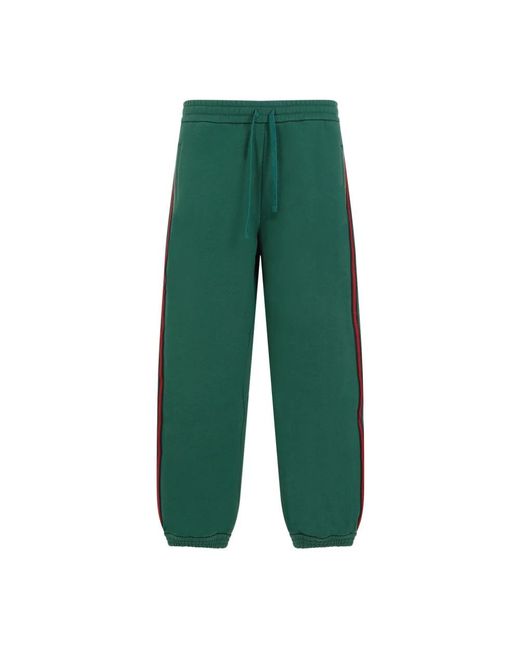 Gucci Green Sweatpants for men