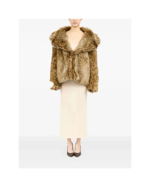 MM6 by Maison Margiela Multicolor Faux Fur & Shearling Jackets