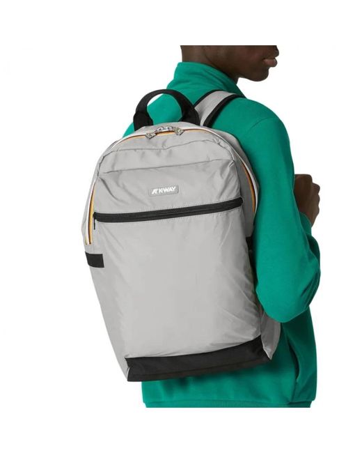K-Way Gray Backpacks for men
