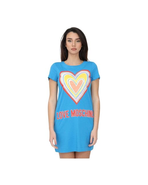 Love Moschino Blue T-Shirts