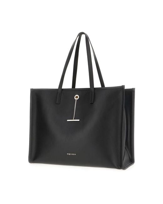 Alexander McQueen Tote Bags in het Black voor heren